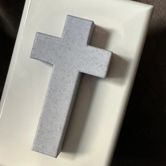 Stone Cross Light Switch Guard